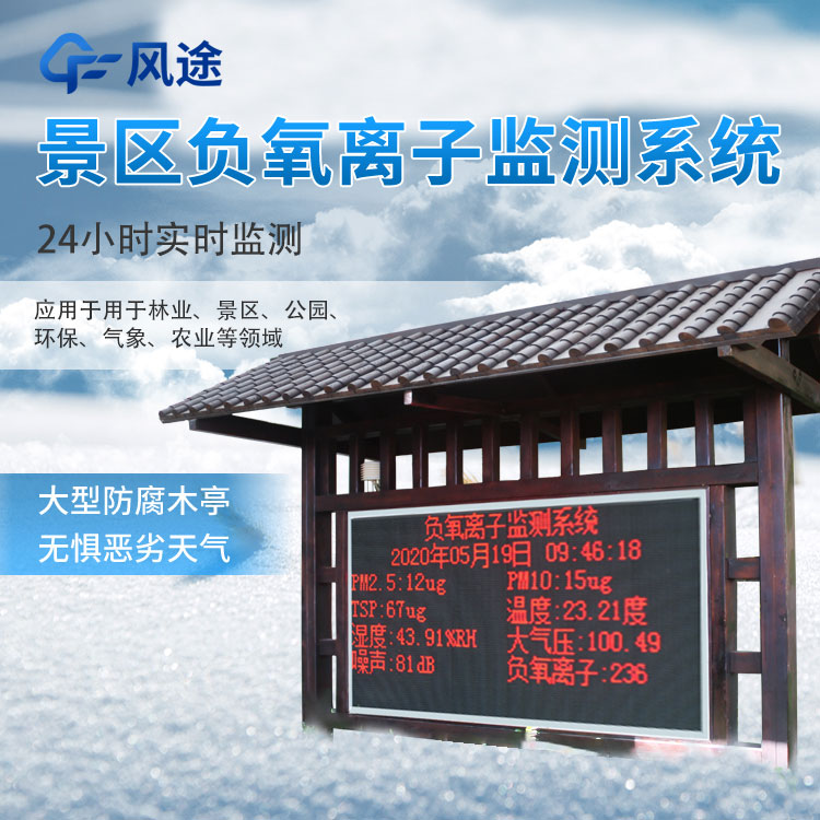 景區負氧離子監測系統有什么用？