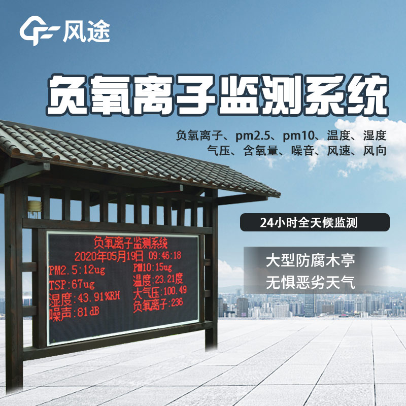 景區氣象監測解決方案：負氧離子監測站